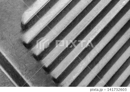 Metal background steel corrugated gray texture pattern metallic wall sheet iron surface fence abstract structure backdrop Metal background steel corrugated gray texture pattern metallic wall sheet iron surface fence abstract structure backdrop 141732603