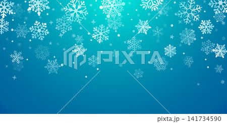 Beautiful snowy Christmas background design. Beautiful snowy Christmas background design. 141734590