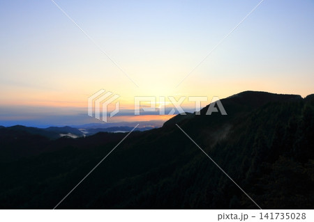和歌山 紀伊山地の夜明け21 和歌山 紀伊山地の夜明け21 141735028