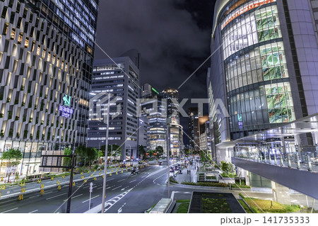 大阪夜景 梅田 JR大阪駅 南口 大阪府大阪市 大阪夜景 梅田 JR大阪駅 南口 大阪府大阪市 141735333