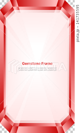 Ruby-style crystal frame, vertical 16:9 aspect ratio Ruby-style crystal frame, vertical 16:9 aspect ratio 141735595