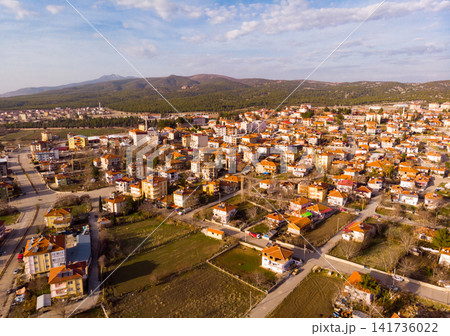 Top view over city Cavdir in sunny day. Turkey Top view over city Cavdir in sunny day. Turkey 141736022