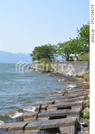 海岸から見える景色 海岸から見える景色 141736674