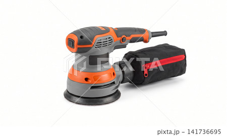 Handheld electric random orbital palm sander for woodworking with woodworking electric finishing construction renovation handheld mechanical workshop equipment hardware carpentry industrial 141736695