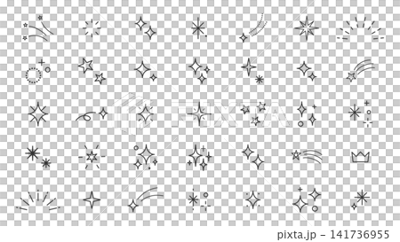 Sparkling embellishments, star decoration, simple Sparkling embellishments, star decoration, simple 141736955
