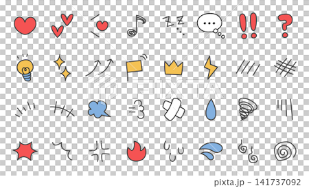 Emotions, handling, heart, musical note, sparkle, sweat, pop Emotions, handling, heart, musical note, sparkle, sweat, pop 141737092