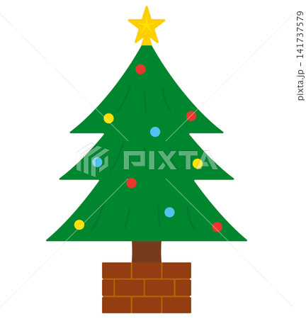 クリスマスツリーのイラスト 141737579