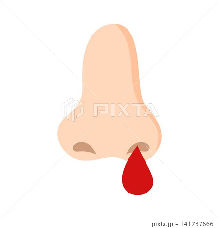 nosebleed icon illustration 141737666