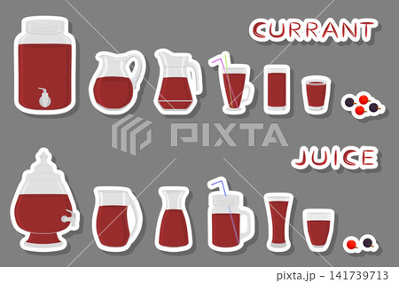 Illustration on theme big kit different types glassware Illustration on theme big kit different types glassware 141739713