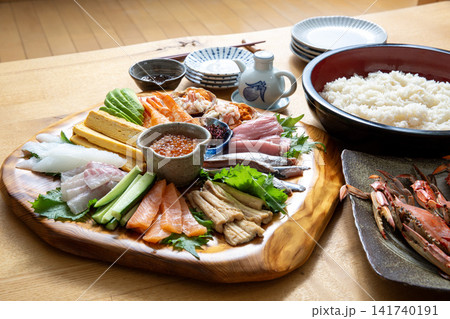 手巻き寿司 和食の寿司 家庭料理 手巻き寿司 和食の寿司 家庭料理 141740191