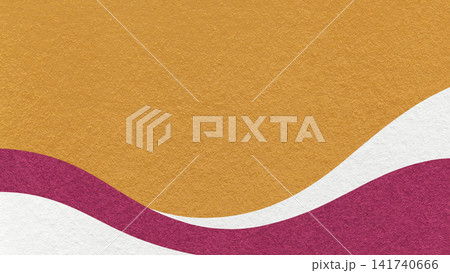 Textured mustard paper background with white and purple wavy lines and waves, copy space for banner, presentation Textured mustard paper background with white and purple wavy lines and waves, copy space for banner, presentation 141740666