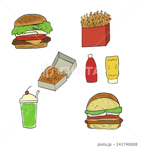 ハンバーガーセット ハンバーガーセット 141740888