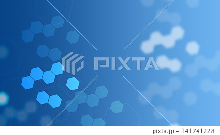 Abstract technology hexagons background Abstract technology hexagons background 141741228
