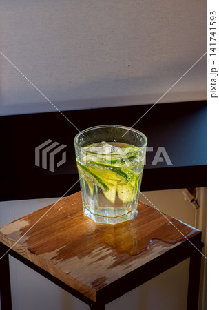 Refreshing Lime Drink With a Gentle Splash Refreshing Lime Drink With a Gentle Splash 141741593