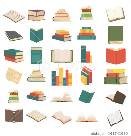 Books Clip Art Collection Set Books Clip Art Collection Set 141741959