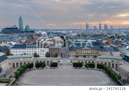 Panorama over Central Copenhagen and the Harbour Panorama over Central Copenhagen and the Harbour 141742116