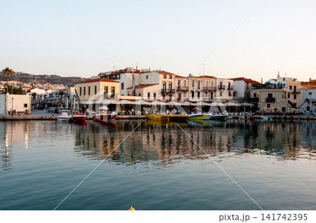 Historic Venetian Harbour of Rethymno in Crete Historic Venetian Harbour of Rethymno in Crete 141742395