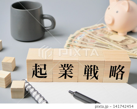 起業戦略と事業計画のイメージ 起業戦略と事業計画のイメージ 141742454