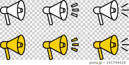 Announcement/Support Megaphone/Loudspeaker icon Announcement/Support Megaphone/Loudspeaker icon 141744428
