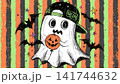 Cute Halloween Hand Drawn Doodle Vector Sublimation Sticker Style 141744632