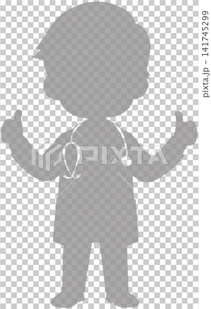 male doctor silhouette male doctor silhouette 141745299