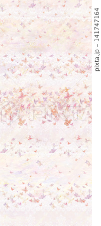Soft dreamy watercolor floral seamless patterns collection 141747164