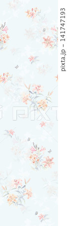 Soft dreamy watercolor floral seamless patterns collection Soft dreamy watercolor floral seamless patterns collection 141747193