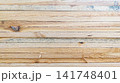Stacked Sawn Wooden Planks and Pine Lumber Boards Side Texture 141748401