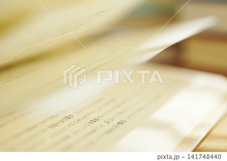 読書・本のページをめくる 読書・本のページをめくる 141748440