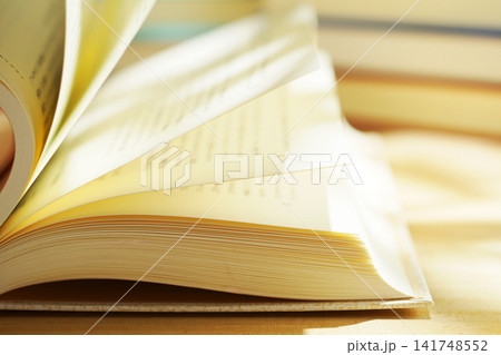 読書・本のページをめくる 141748552