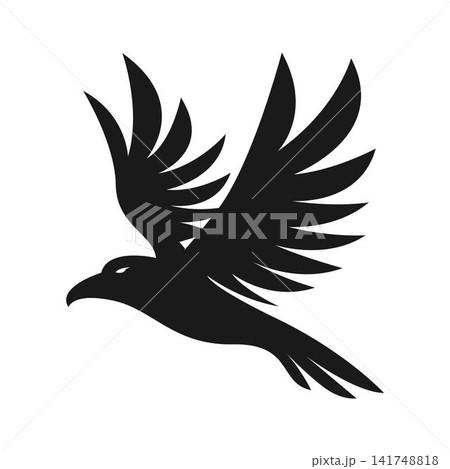 Crow Icon Logo Design 141748818