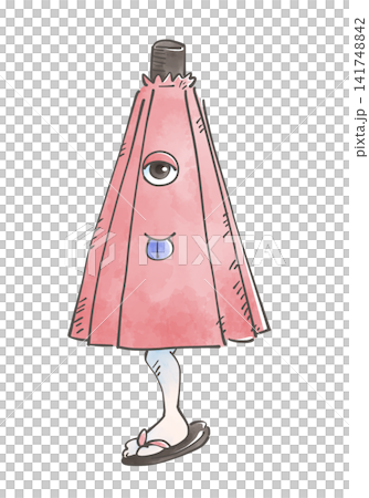 唐傘お化けのイラスト 唐傘お化けのイラスト 141748842