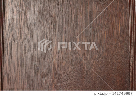 Dark Oak Wood Texture Background with Vertical Fiber Grain Dark Oak Wood Texture Background with Vertical Fiber Grain 141749997