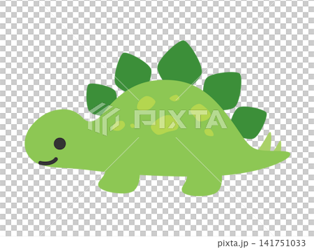 可愛的劍龍插畫素材 可愛的劍龍插畫素材 141751033