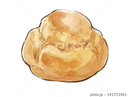 シズル感のあるシュークリームのイラスト 141753981