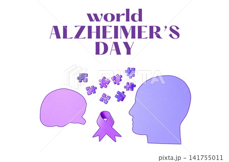 Purple pieces represent understanding dementia and Alzheimer's Purple pieces represent understanding dementia and Alzheimer's 141755011
