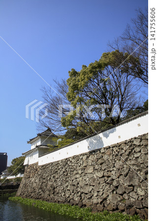 大分県大分市の府内城の風景 大分県大分市の府内城の風景 141755606