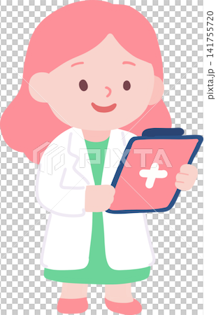 Female Doctor with Chart Female Doctor with Chart 141755720