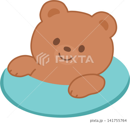 Bear in Swim Ring Bear in Swim Ring 141755764
