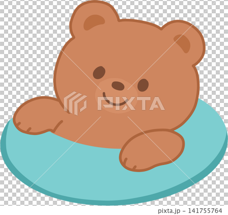 Bear in Swim Ring Bear in Swim Ring 141755764