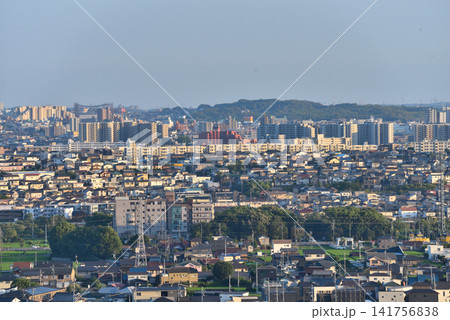 《愛知県》尾張旭市スカイワードあさひ展望台からの風景 長久手市方面 《愛知県》尾張旭市スカイワードあさひ展望台からの風景 長久手市方面 141756838