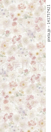 Soft Pastel Watercolor Floral Lace Bandana Seamless Textile Pattern Collection Soft Pastel Watercolor Floral Lace Bandana Seamless Textile Pattern Collection 141757421