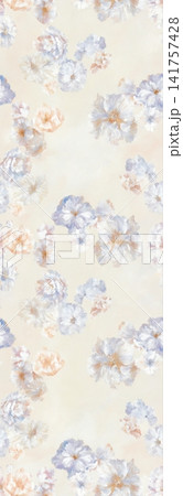 Soft Pastel Watercolor Floral Lace Bandana Seamless Textile Pattern Collection Soft Pastel Watercolor Floral Lace Bandana Seamless Textile Pattern Collection 141757428