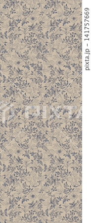 Soft dreamy watercolor floral seamless patterns collection 141757669