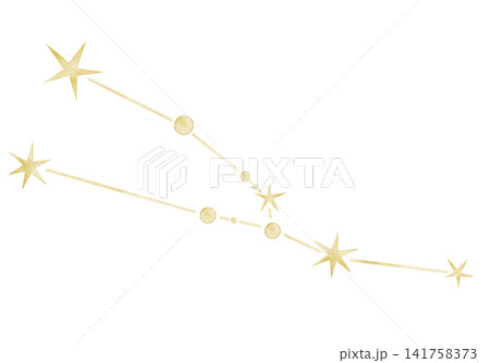 Taurus watercolor constellation illustration on isolated background. Golden zodiac star map for astrology, horoscope, nursery decor, celestial collections and fantasy designs. Taurus watercolor constellation illustration on isolated background. Golden zodiac star map for astrology, horoscope, nursery decor, celestial collections and fantasy designs. 141758373