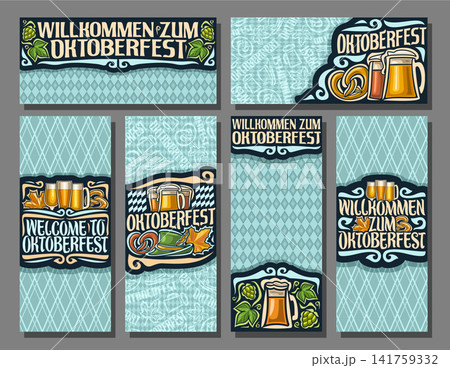 Vector Oktoberfest Set 141759332