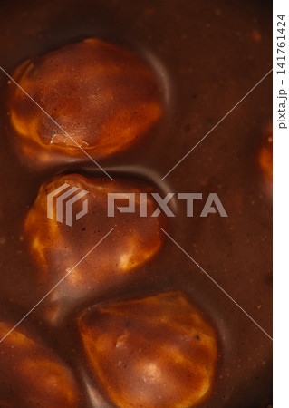 Caramel Candy Macro Texture Background Close Up Caramel Candy Macro Texture Background Close Up 141761424