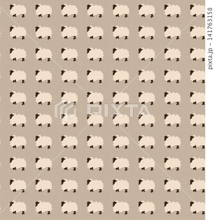 Mixed Assortment of Cute Kids and Vintage Botanical Seamless Pattern Set 141763158