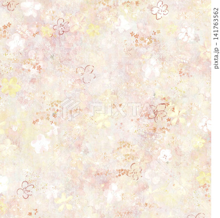 Lush Watercolor Floral Seamless Patterns With Rich Garden Flower Motifs 141763562