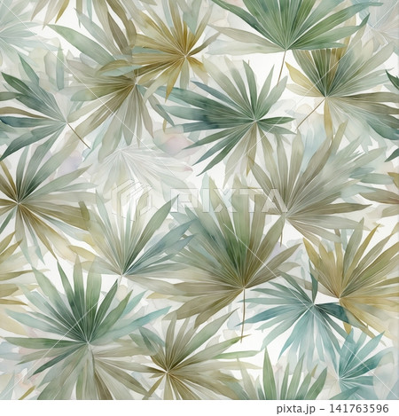 Lush Watercolor Floral Seamless Patterns With Rich Garden Flower Motifs 141763596